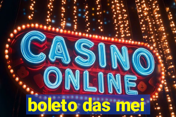 boleto das mei